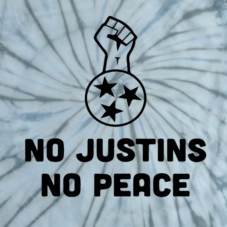 No Justins No Peace Tennessee Three Tie-Dye T-Shirt