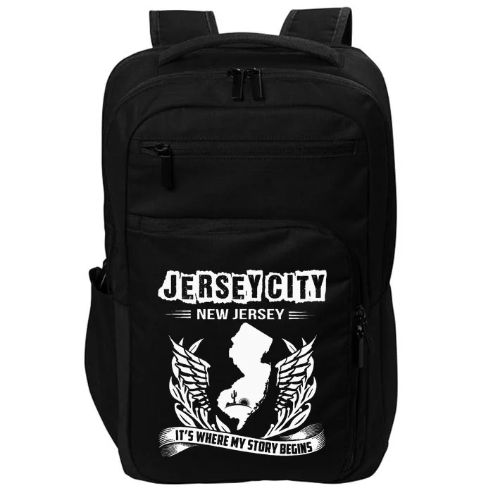 New Jersey Nj State Classic City Where My Story Begins Impact Tech Backpack