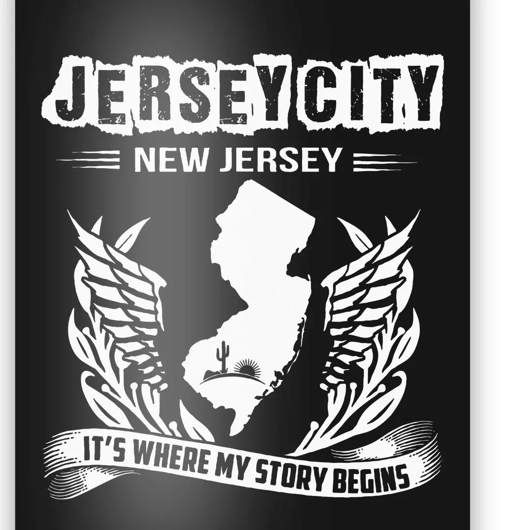 New Jersey Nj State Classic City Where My Story Begins Poster