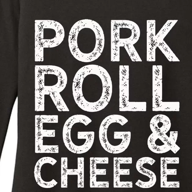 New Jersey Pork Roll Egg And Cheese Womens CVC Long Sleeve Shirt