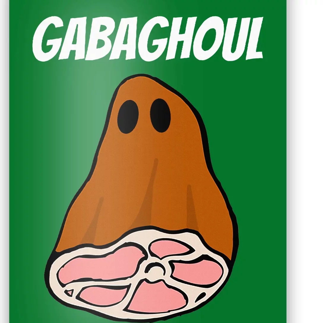 New Jersey Slang Halloween Dry Cured Meat Gabaghoul Gabagool Poster