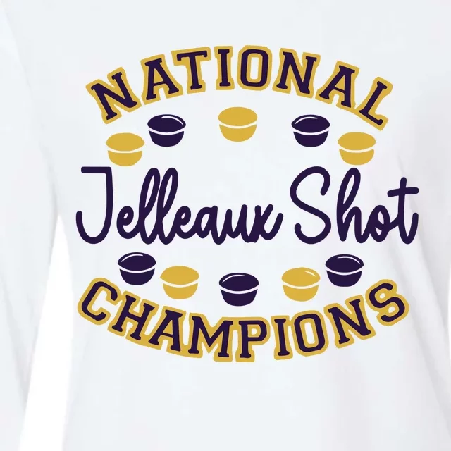 National Jello Shot Champions Womens Cotton Relaxed Long Sleeve T-Shirt