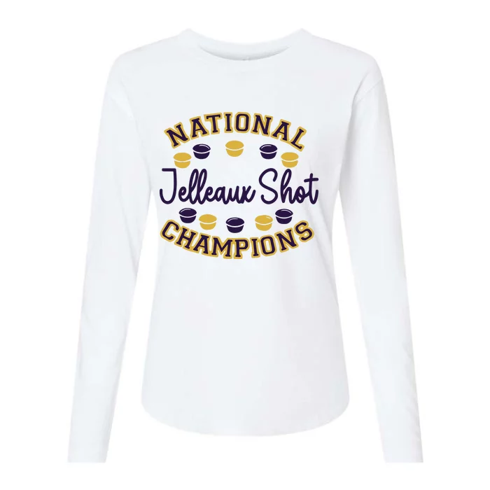 National Jello Shot Champions Womens Cotton Relaxed Long Sleeve T-Shirt