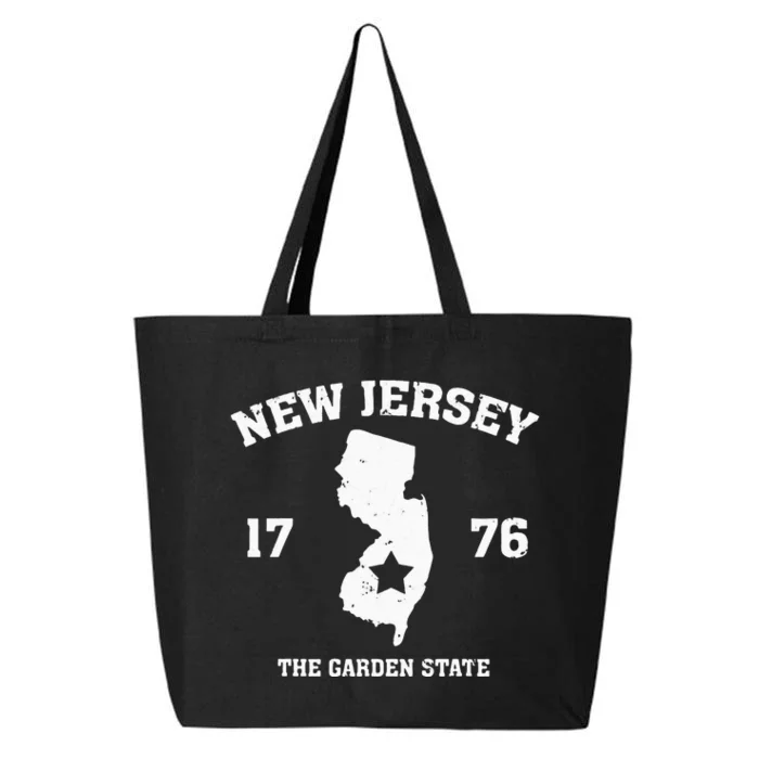 New Jersey The Garden State Vintage New Jersey Home 25L Jumbo Tote