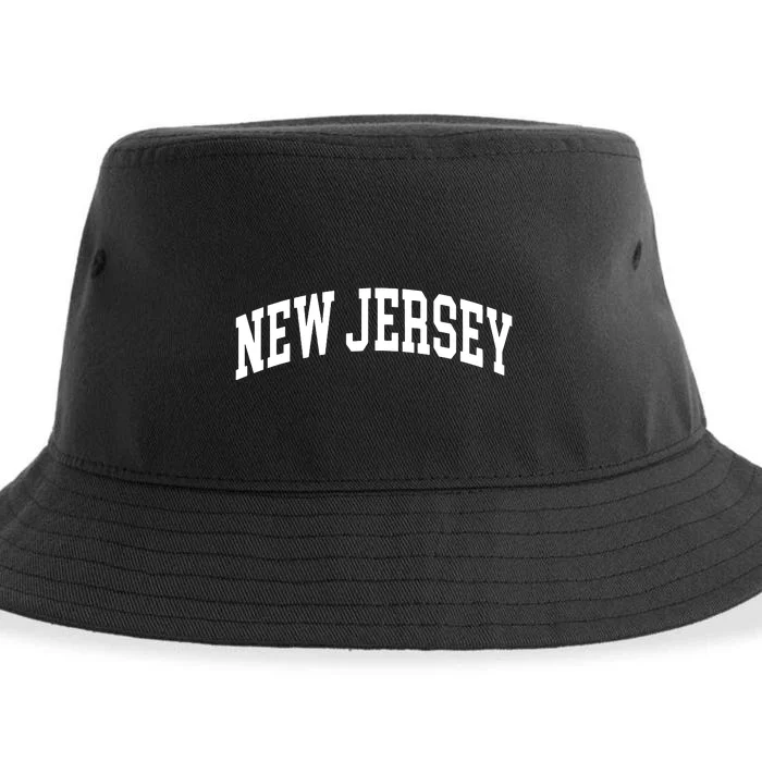 New Jersey Throwback Design Print Classic Sustainable Bucket Hat