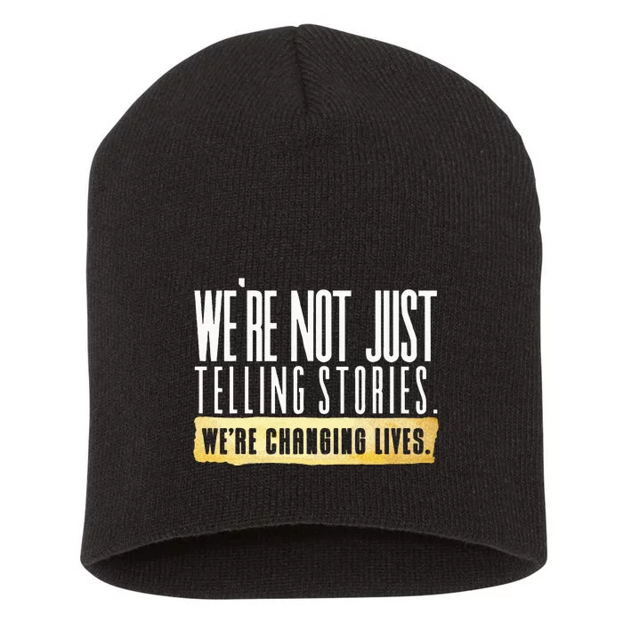 Not Just Telling Stories Were Changing Lives Dhar Mann Fam Short Acrylic Beanie