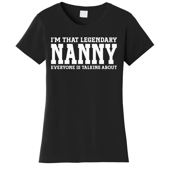 Nanny Job Title Employee Women's T-Shirt