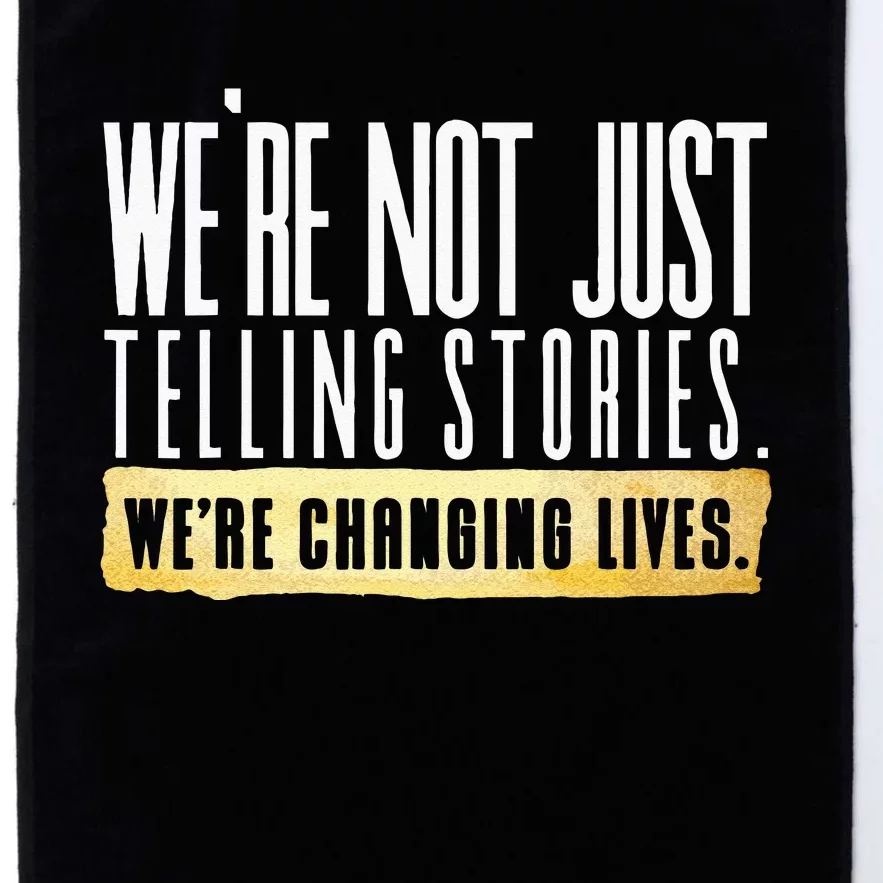 Not Just Telling Stories Were Changing Lives Dhar Mann Fam Platinum Collection Golf Towel