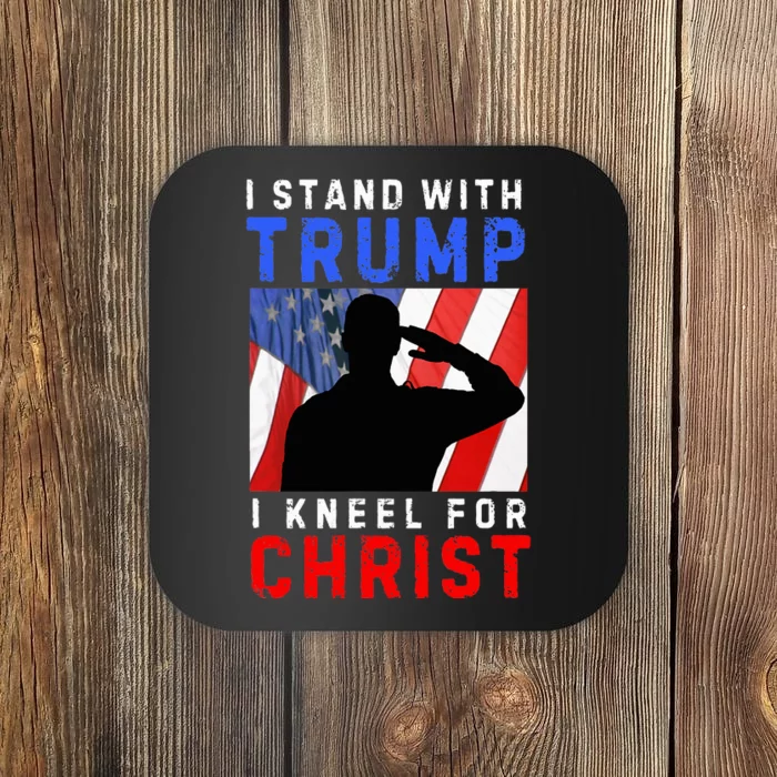 New! Jesus Trump Christ Is My Savior Lord Trump My President Coaster