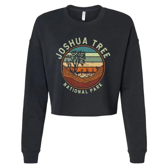 Nature Joshua Tree National Park Vacation Cropped Pullover Crew