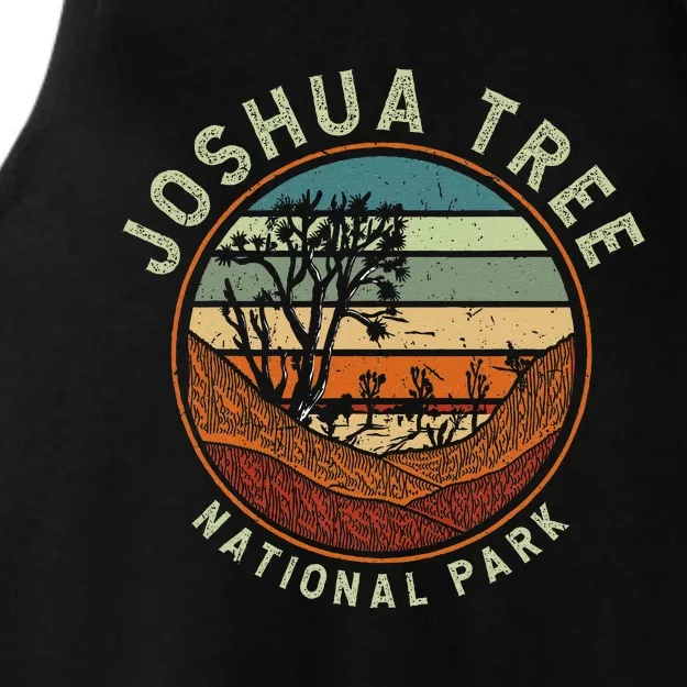 Nature Joshua Tree National Park Vacation Ladies Tri-Blend Wicking Tank