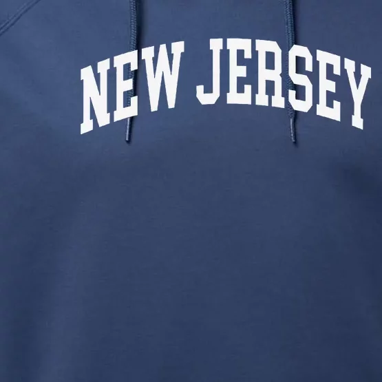 New Jersey Throwback Design Classic Performance Fleece Hoodie