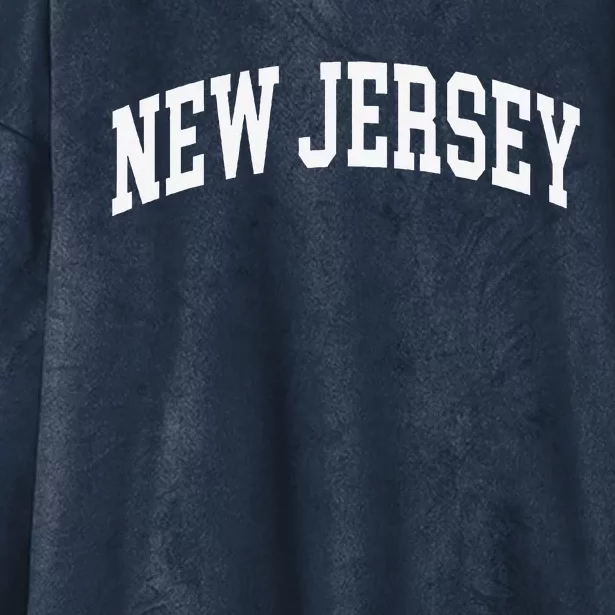 New Jersey Throwback Design Classic Hooded Wearable Blanket