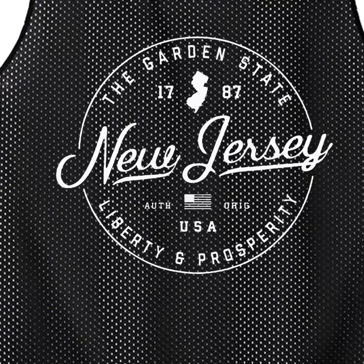 New Jersey  Us State Travel Vacation S Nj Usa Mesh Reversible Basketball Jersey Tank