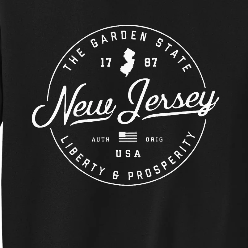 New Jersey  Us State Travel Vacation S Nj Usa Tall Sweatshirt