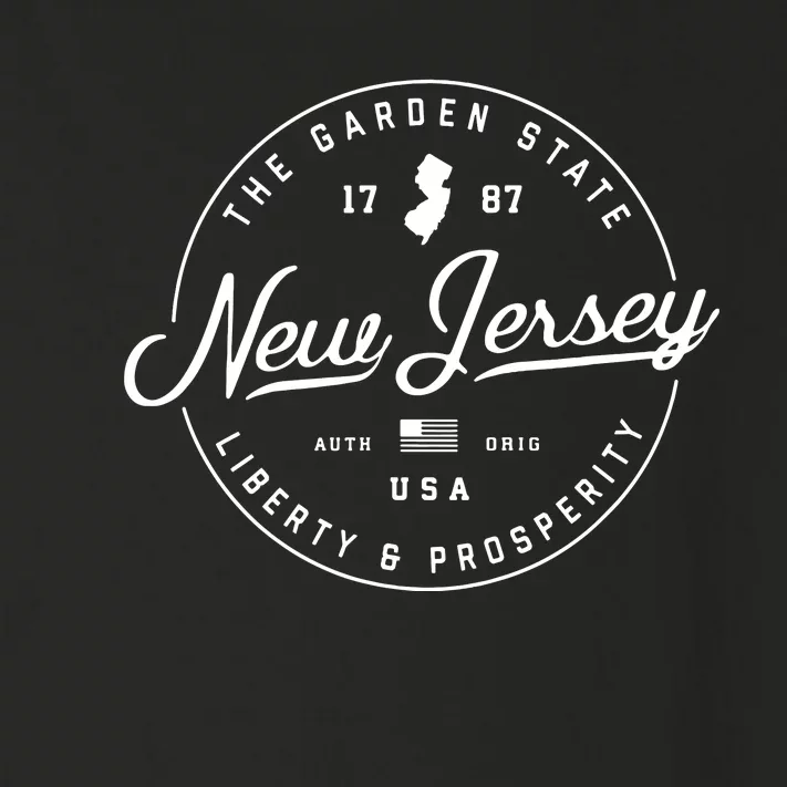 New Jersey Us State Travel Vacation Shirts Nj Usa Toddler Long Sleeve Shirt