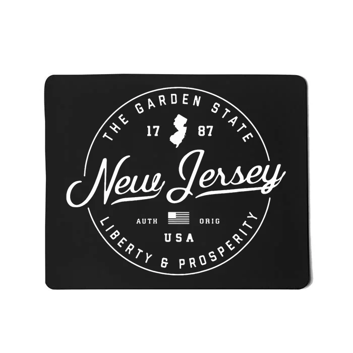 New Jersey Us State Travel Vacation Nj Usa T Mousepad