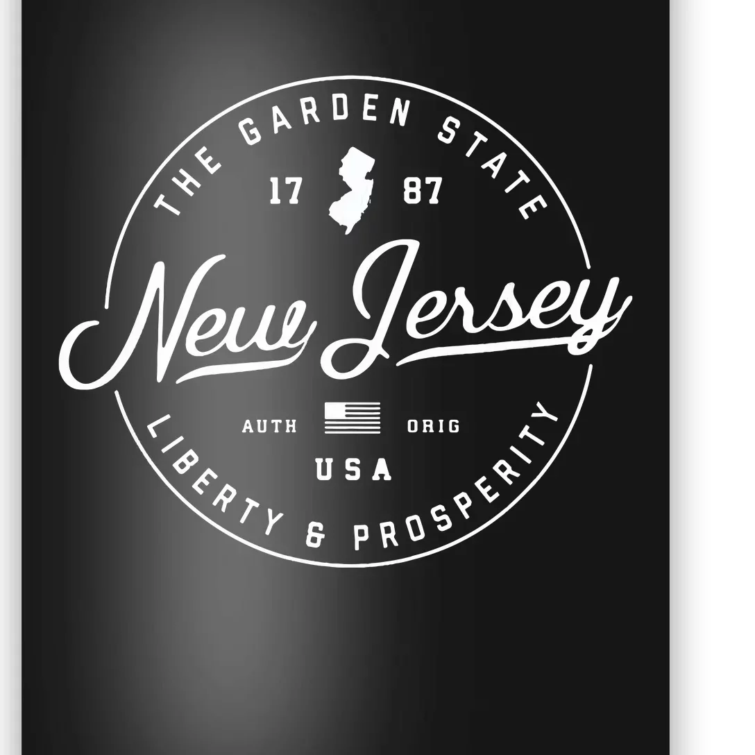 New Jersey Us State Travel Vacation Nj Usa T Poster