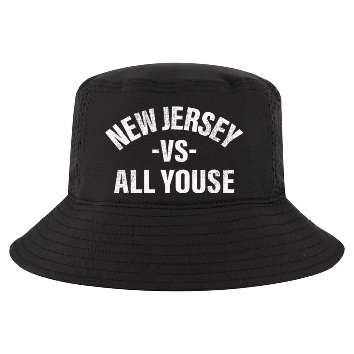 New Jersey Vs All Youse Funny Jersey Slang Cool Comfort Performance Bucket Hat