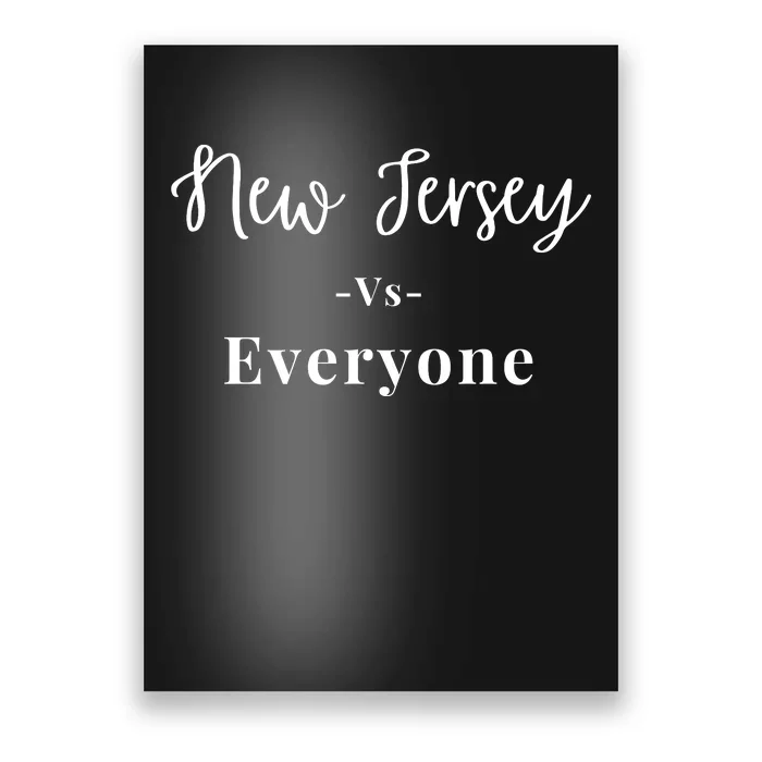 New Jersey Vs Everyone Poster