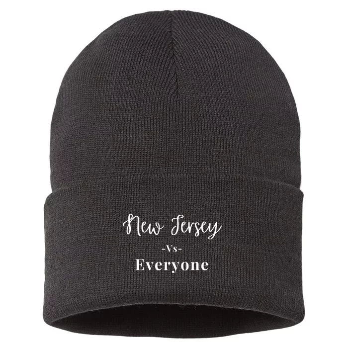 New Jersey Vs Everyone Sustainable Knit Beanie