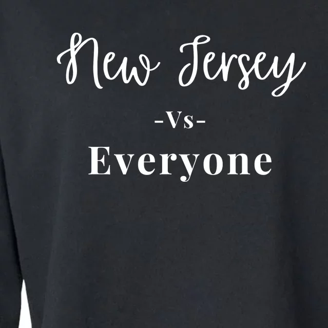 New Jersey Vs Everyone Cropped Pullover Crew