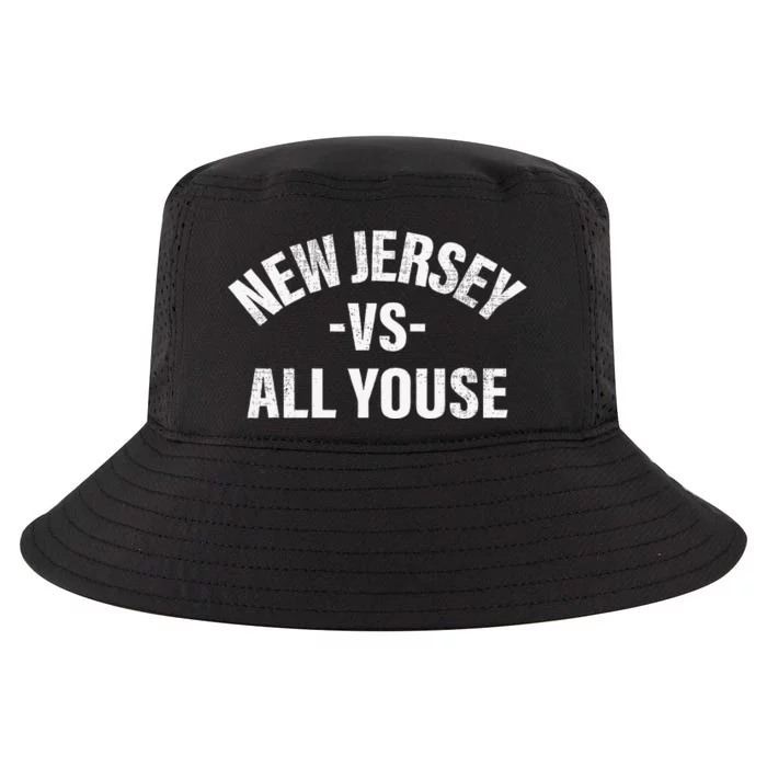 New Jersey Vs All Youse Funny Jersey Slang Cool Comfort Performance Bucket Hat