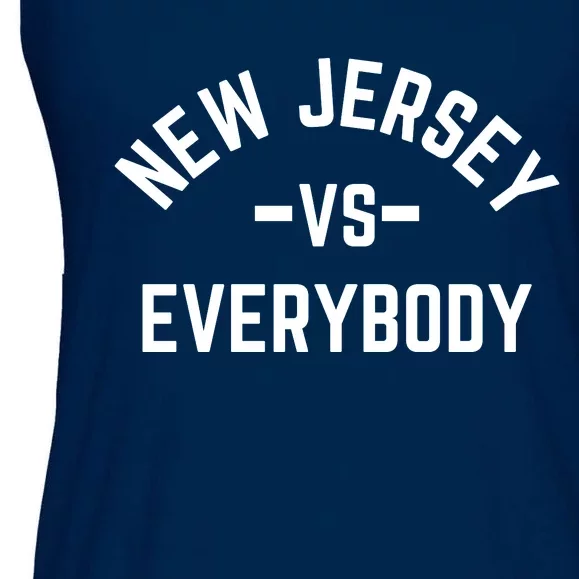 New Jersey Vs Everybody Ladies Essential Flowy Tank