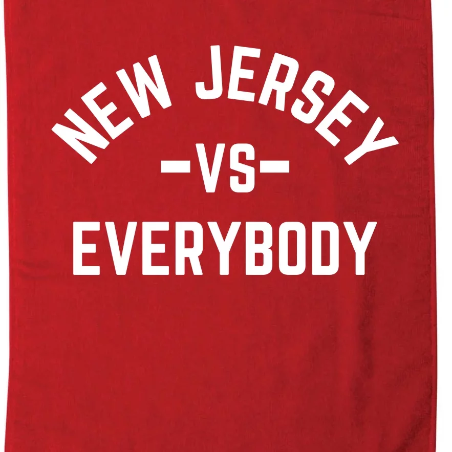 New Jersey Vs Everybody Platinum Collection Golf Towel