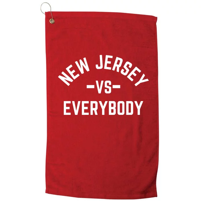 New Jersey Vs Everybody Platinum Collection Golf Towel