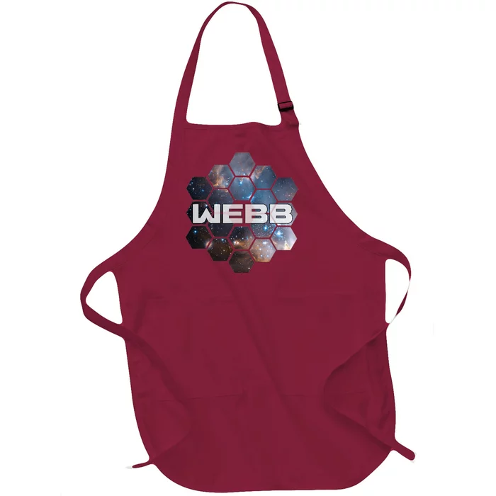 NASA James Webb Space Telescope JWST Full-Length Apron With Pocket