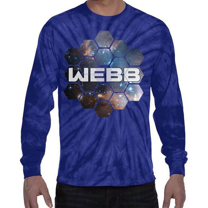 NASA James Webb Space Telescope JWST Tie-Dye Long Sleeve Shirt