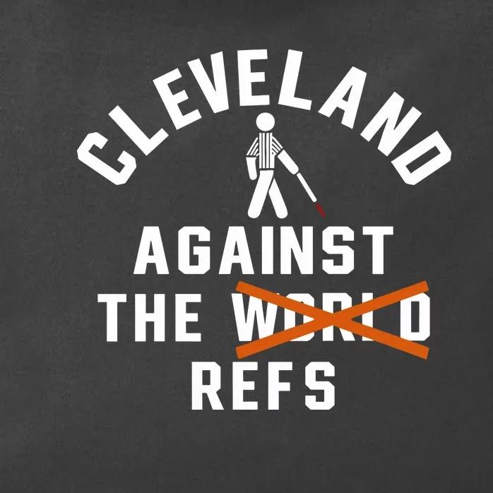 Nick Karns Cleveland Against The World Refs Zip Tote Bag