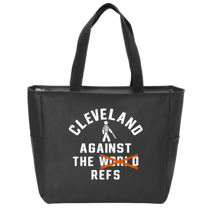 Nick Karns Cleveland Against The World Refs Zip Tote Bag