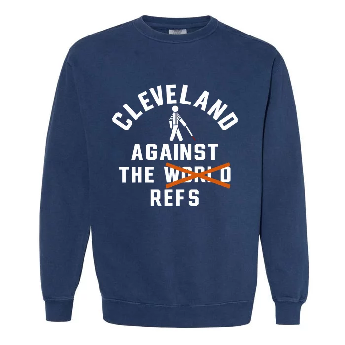 Nick Karns Cleveland Against The World Refs Garment-Dyed Sweatshirt