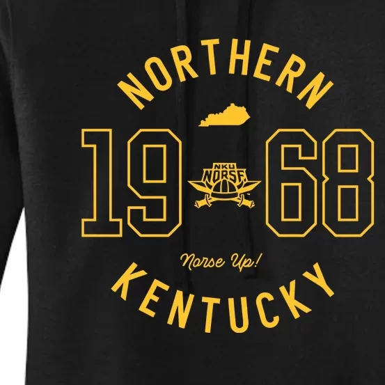 Northern Kentucky Collegiate Circle Norse Up 1968 Women's Pullover Hoodie