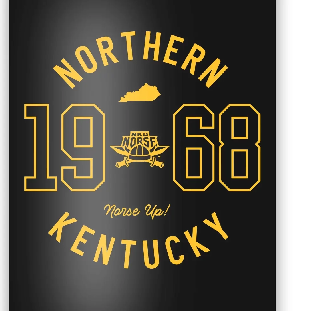 Northern Kentucky Collegiate Circle Norse Up 1968 Poster