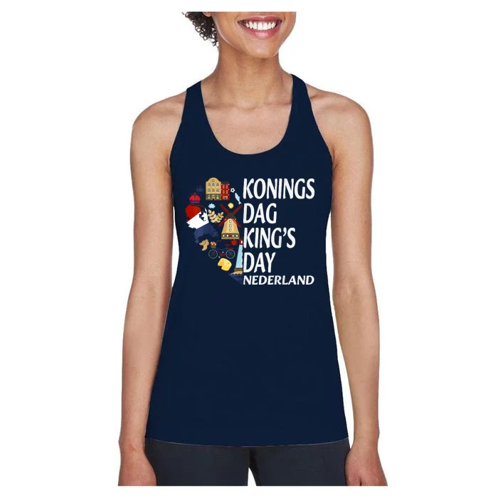 Netherlands King's Day Orange Women's Racerback Tank