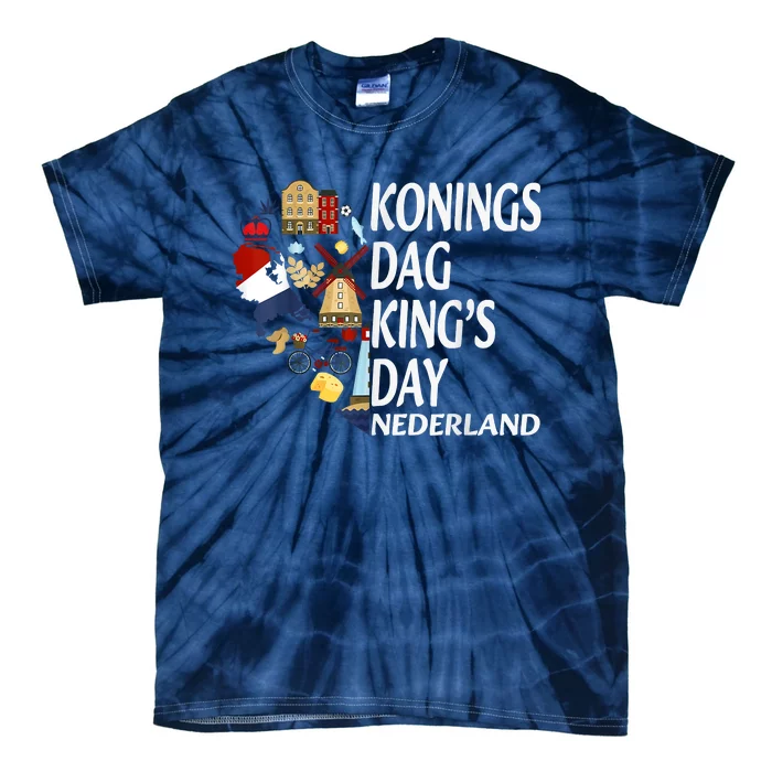 Netherlands King's Day Orange Tie-Dye T-Shirt