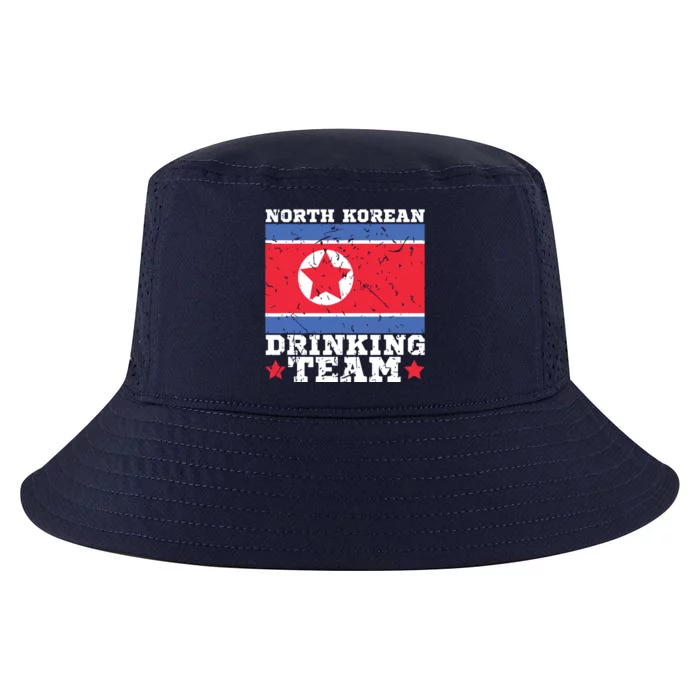 North Korean Drinking Team Funny North Korea Flag Beer Cool Comfort Performance Bucket Hat