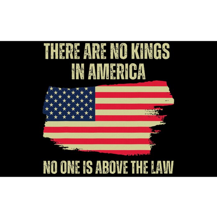 No Kings In America Trump 2024 Flag Design Bumper Sticker