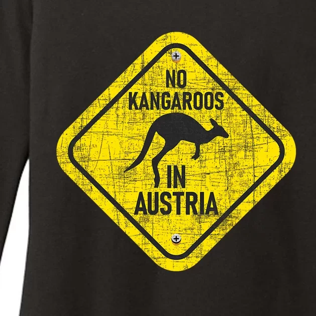 No Kangaroos In Austria Zookeeper Wildlife Animal Lover Womens CVC Long Sleeve Shirt