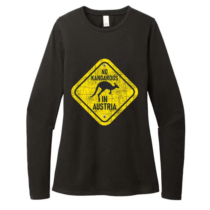 No Kangaroos In Austria Zookeeper Wildlife Animal Lover Womens CVC Long Sleeve Shirt