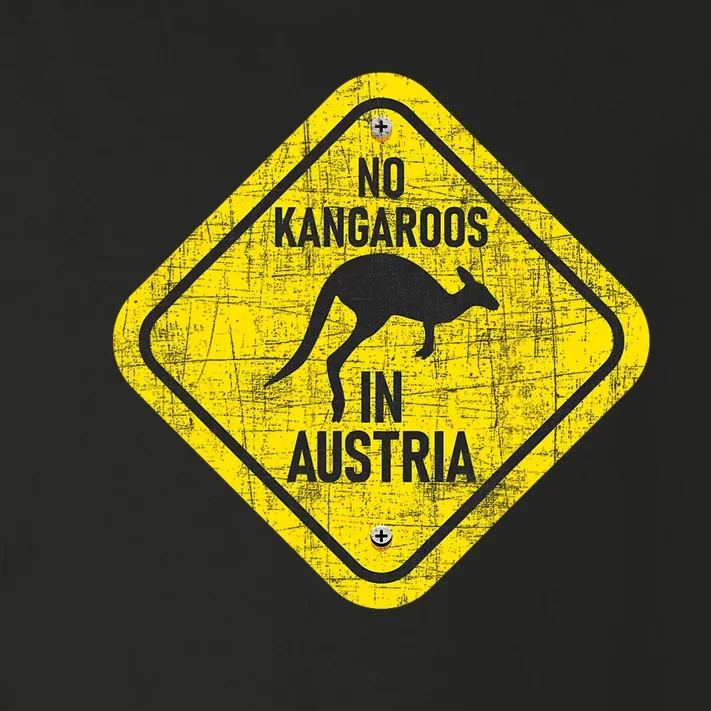 No Kangaroos In Austria Zookeeper Wildlife Animal Lover Toddler Long Sleeve Shirt