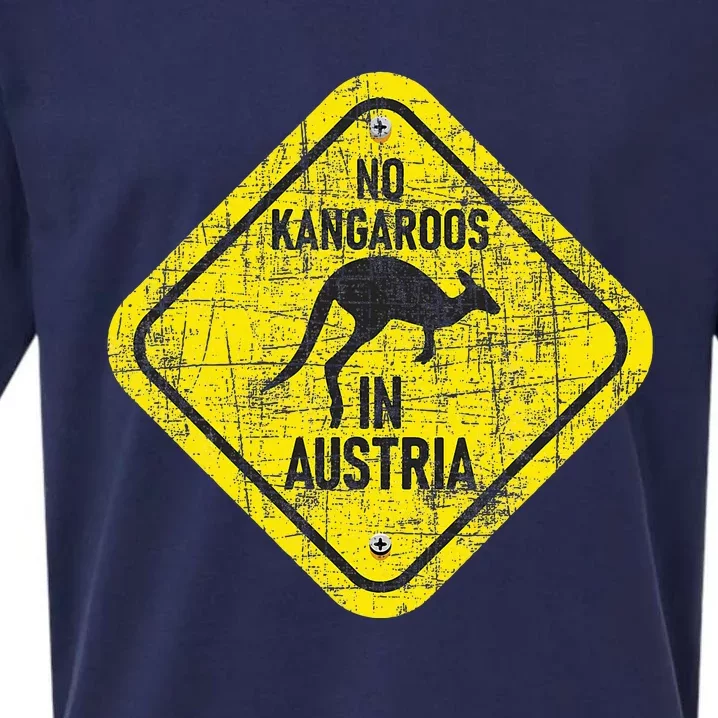 No Kangaroos In Austria Zookeeper Wildlife Animal Lover Sueded Cloud Jersey T-Shirt