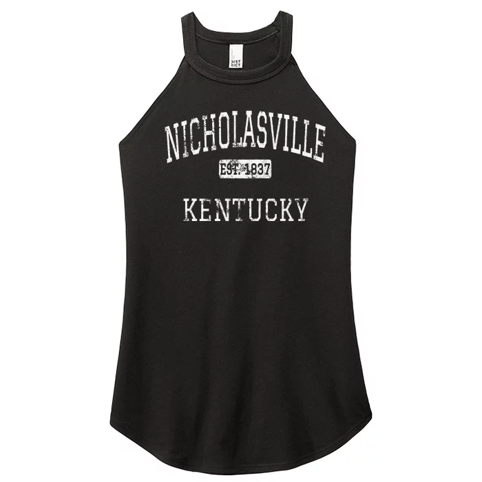 Nicholasville Kentucky Ky Vintage Women’s Perfect Tri Rocker Tank