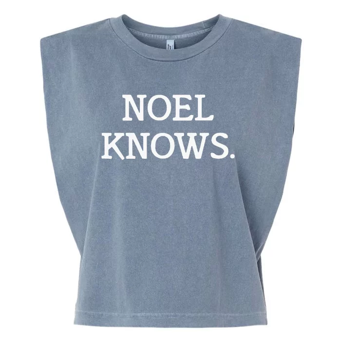 Noel Knows Personalized Novelty Garment-Dyed Women's Muscle Tee