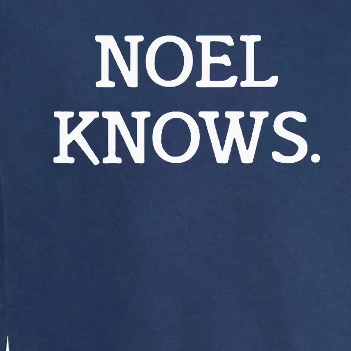 Noel Knows Personalized Novelty Garment-Dyed Sweatshirt