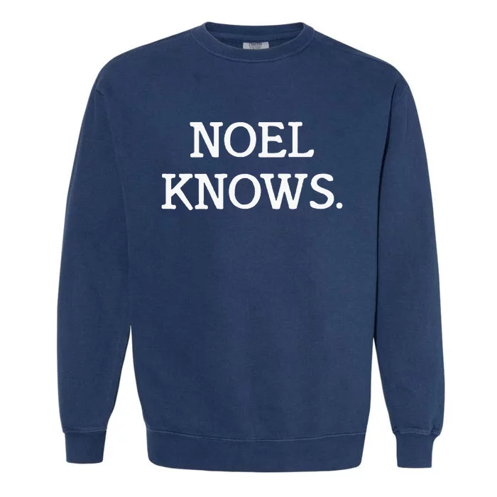 Noel Knows Personalized Novelty Garment-Dyed Sweatshirt