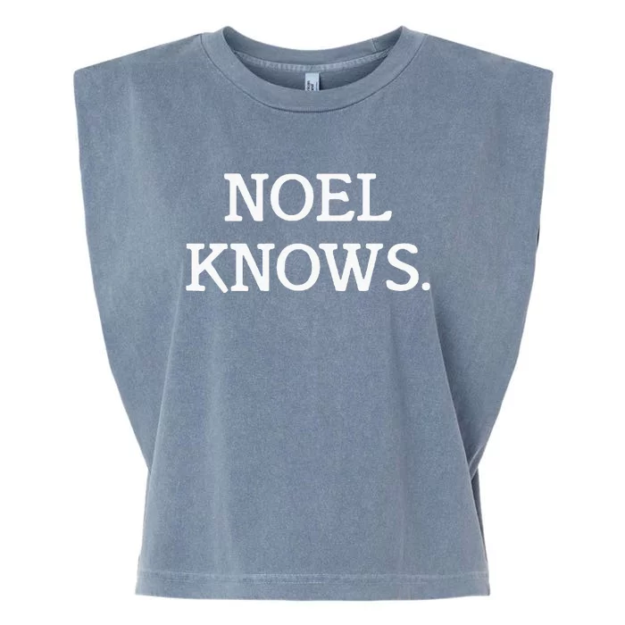 Noel Knows Personalized Novelty Garment-Dyed Women's Muscle Tee